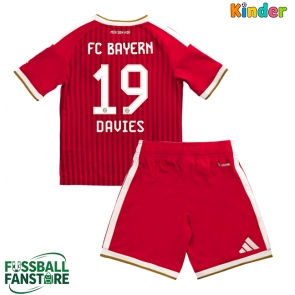Bayern Munich Alphonso Davies #19 Replik Heimtrikot Kinder 2026-27 Kurzarm (+ Kurze Hosen)